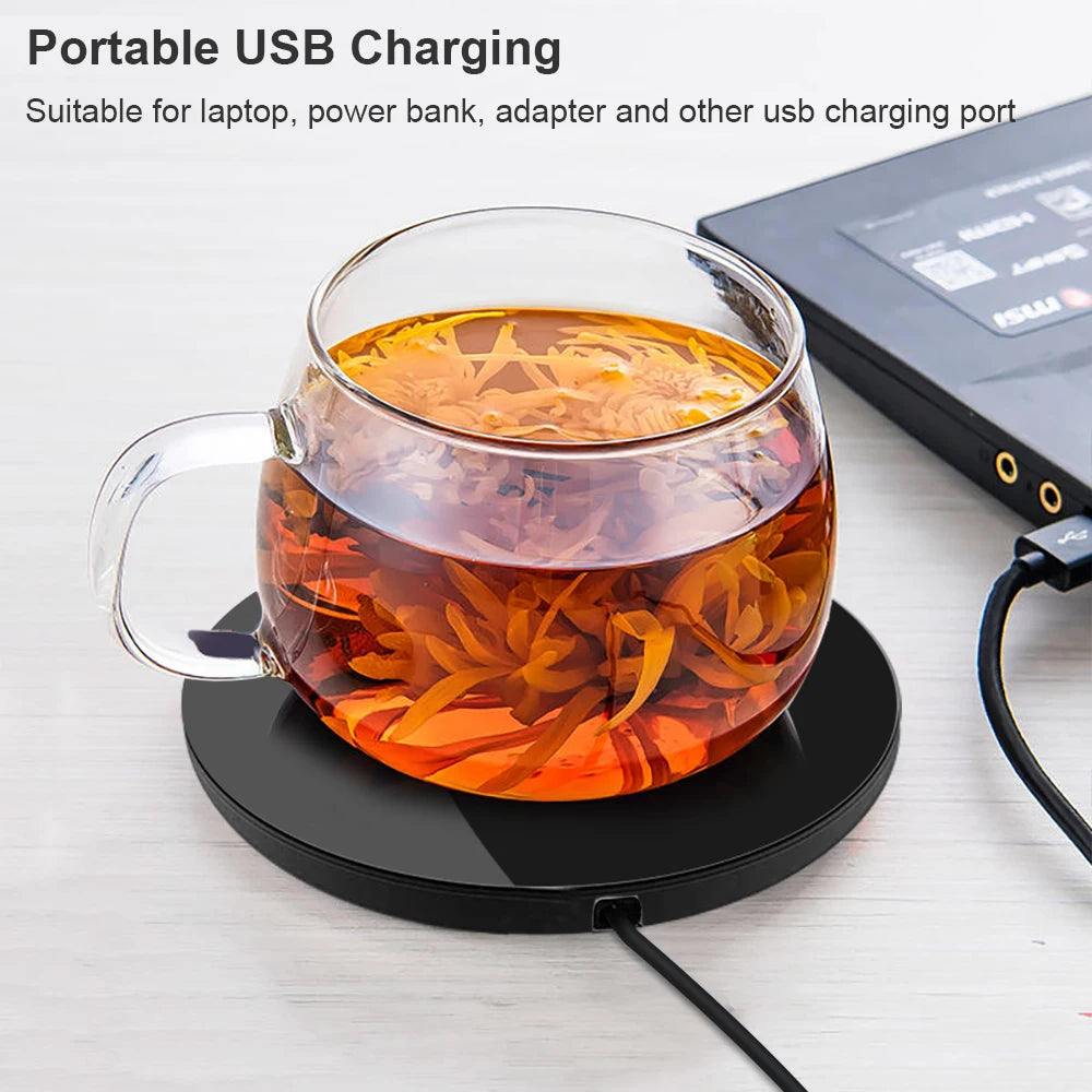 USB Mok Verwarmer | Thermostaat Onderzetter voor Koffie & Thee
