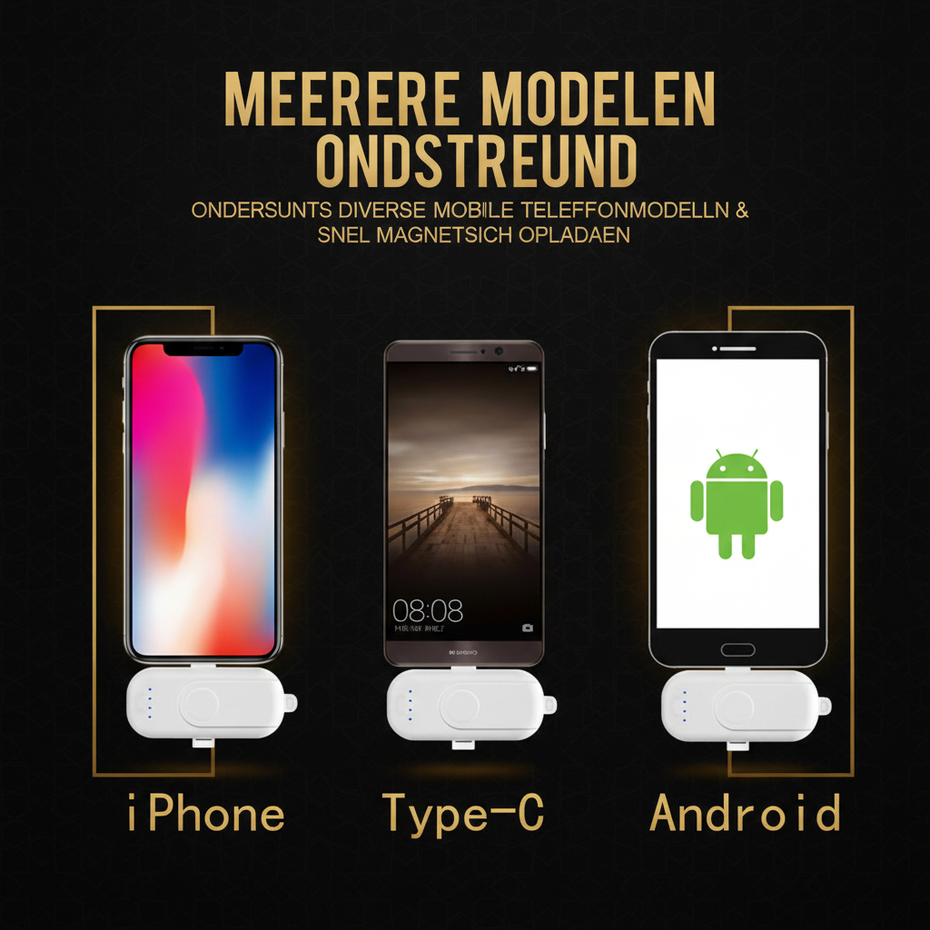 Mini Magnetische Powerbank - Compatibiliteit